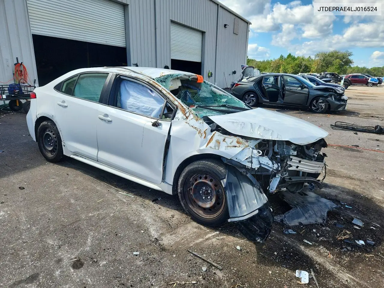 2020 TOYOTA COROLLA VIN JTDEPRAE4LJ016524 — фото 4