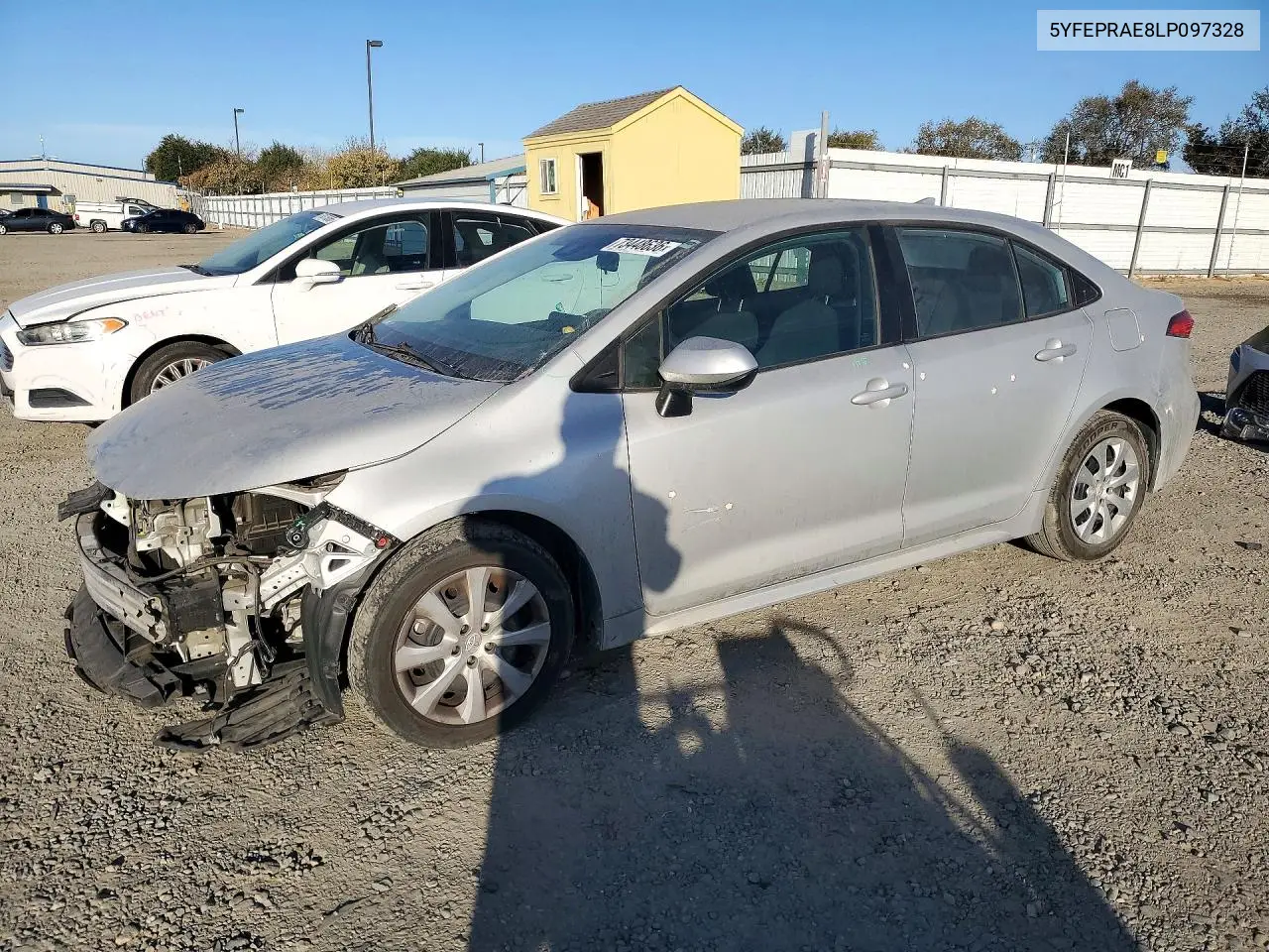 TOYOTA COROLLA 2020, VIN 5YFEPRAE8LP097328