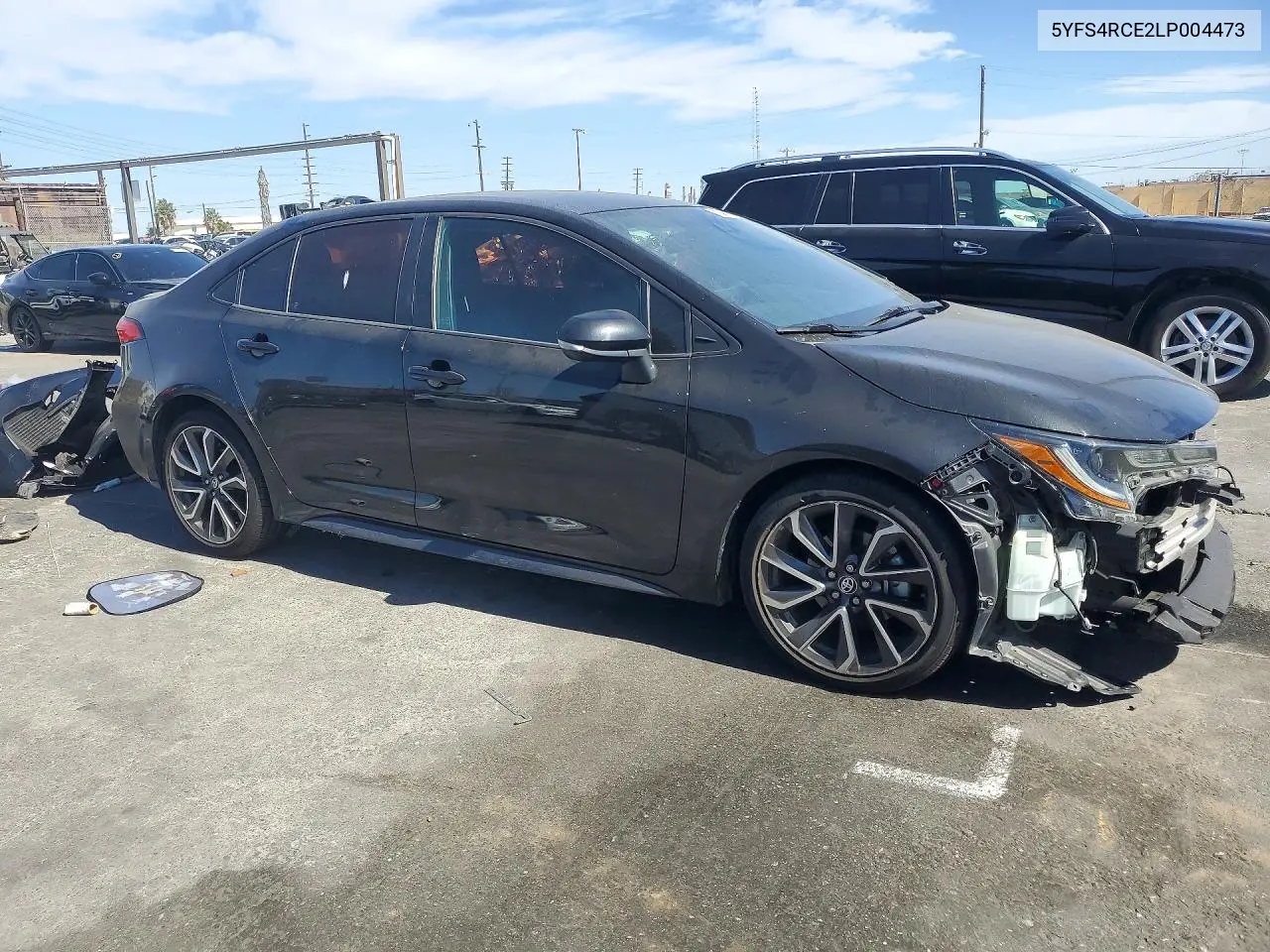 2020 TOYOTA COROLLA VIN 5YFS4RCE2LP004473 — фото 4
