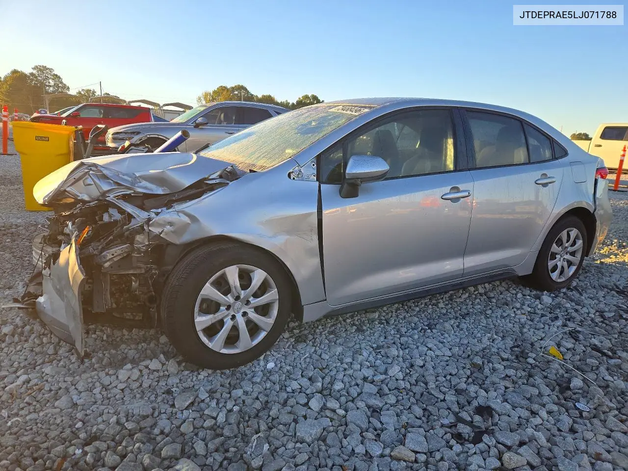 TOYOTA COROLLA 2020, VIN JTDEPRAE5LJ071788