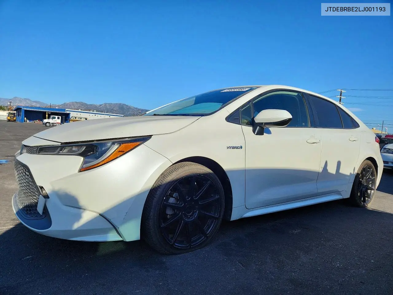 TOYOTA COROLLA 2020, VIN JTDEBRBE2LJ001193