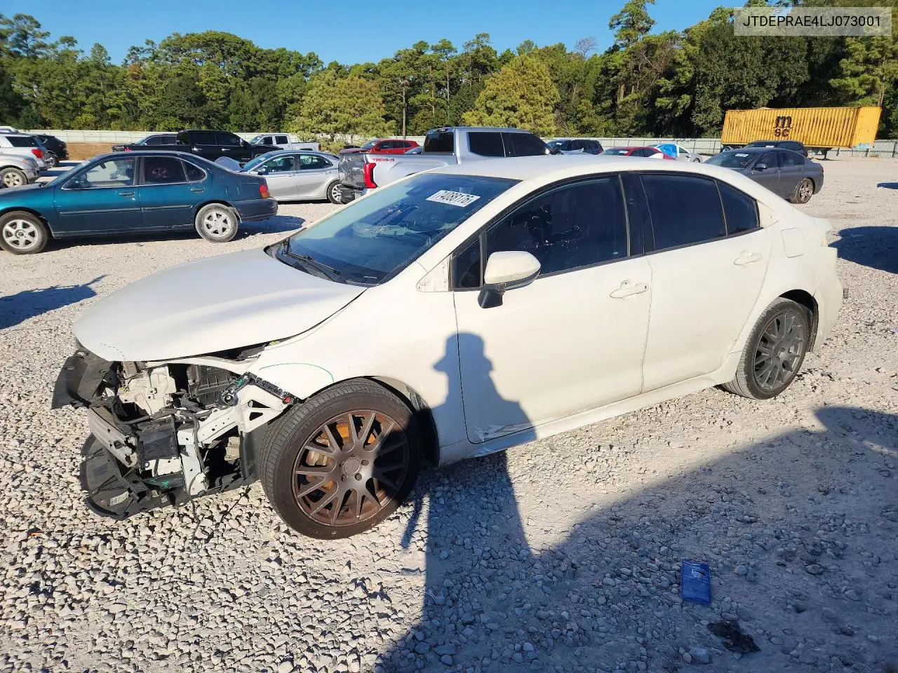 TOYOTA COROLLA 2020, VIN JTDEPRAE4LJ073001
