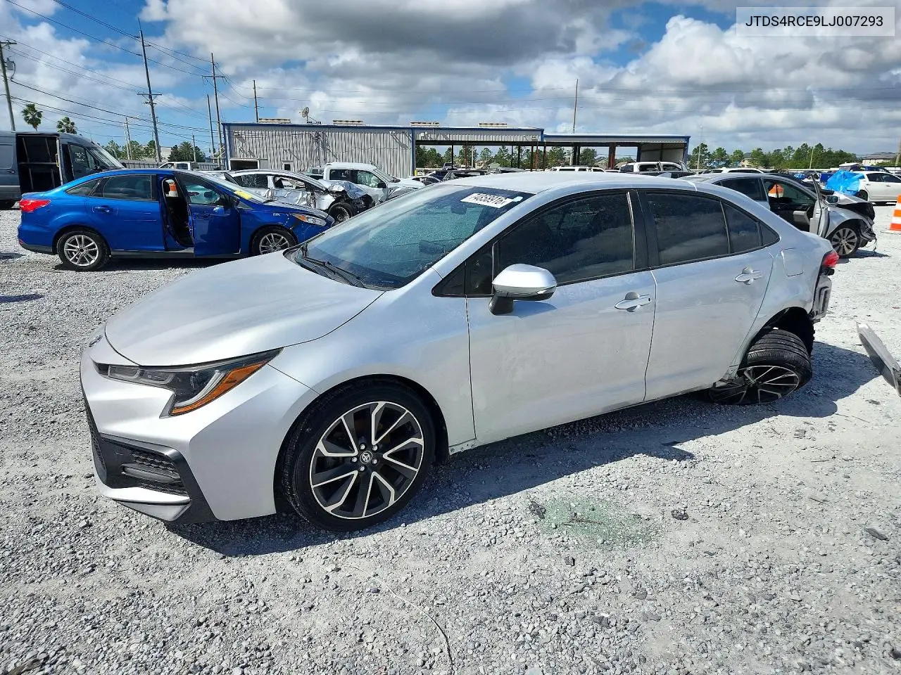 TOYOTA COROLLA 2020, VIN JTDS4RCE9LJ007293