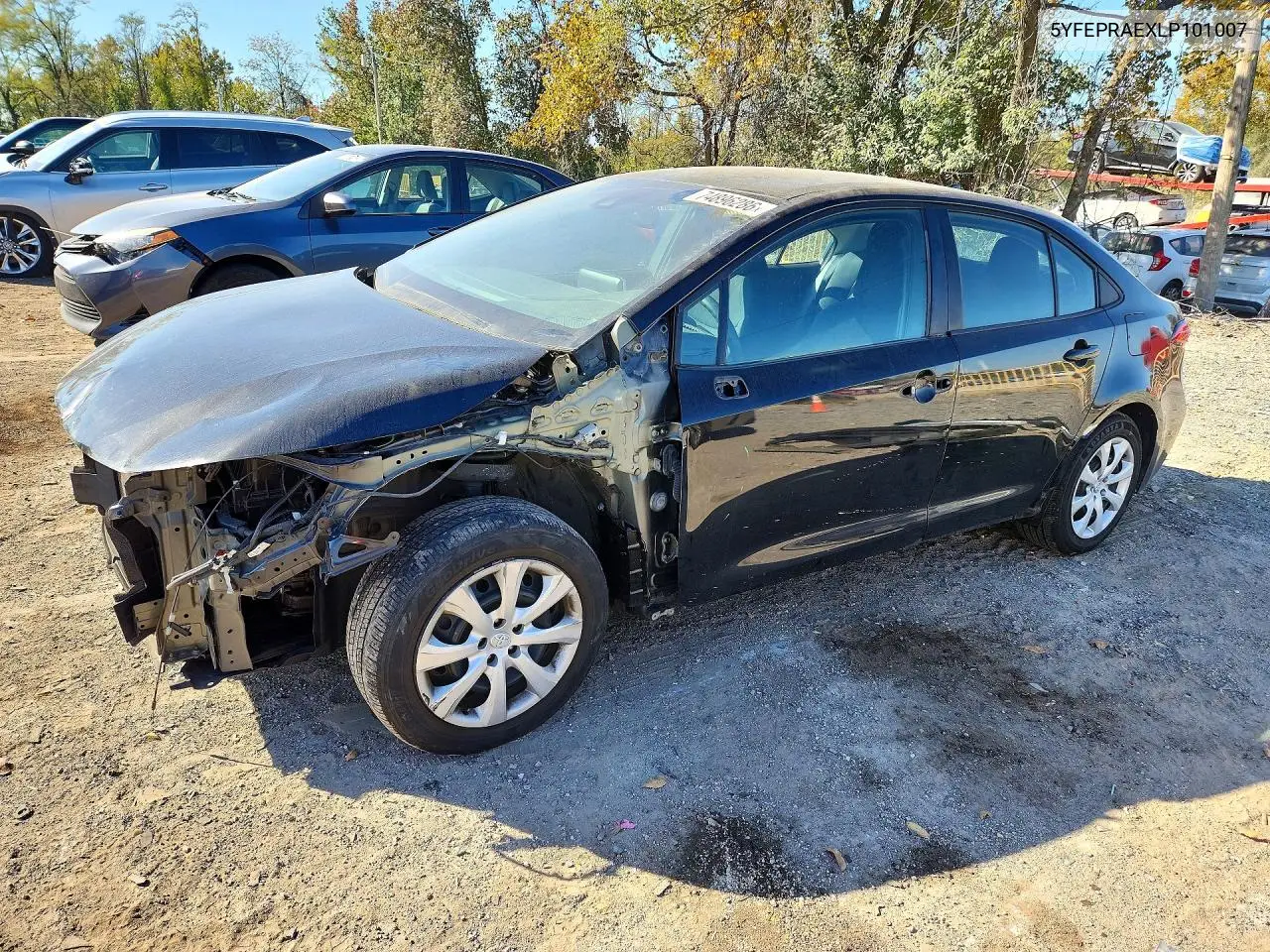 TOYOTA COROLLA 2020, VIN 5YFEPRAEXLP101007