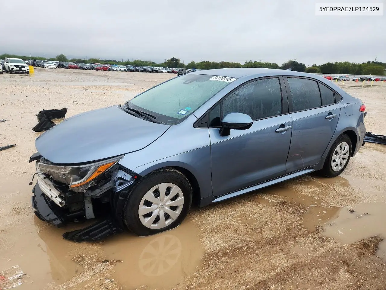 TOYOTA COROLLA 2020, VIN 5YFDPRAE7LP124529