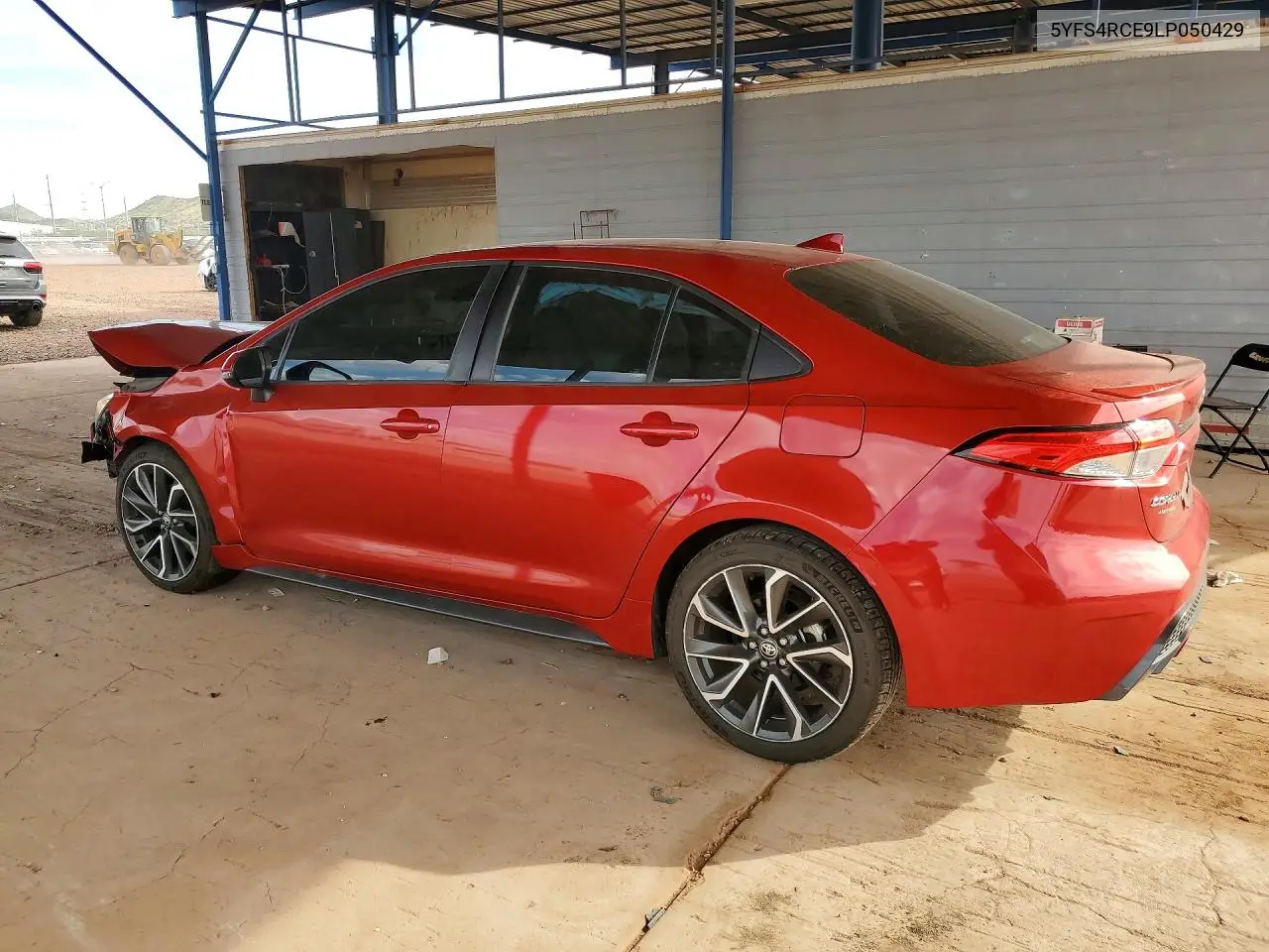 2020 TOYOTA COROLLA VIN 5YFS4RCE9LP050429 — фото 2