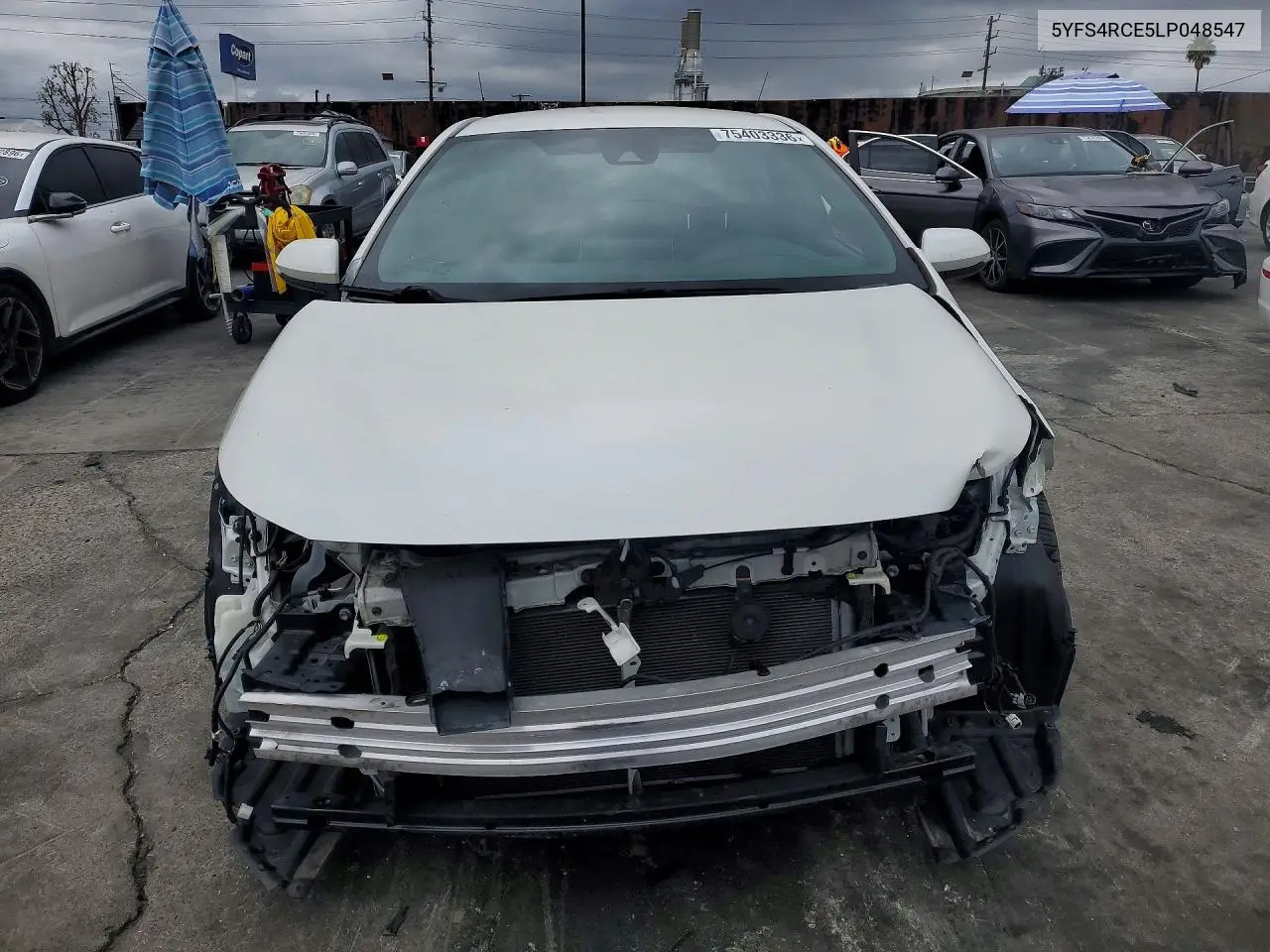 2020 TOYOTA COROLLA VIN 5YFS4RCE5LP048547 — фото 5