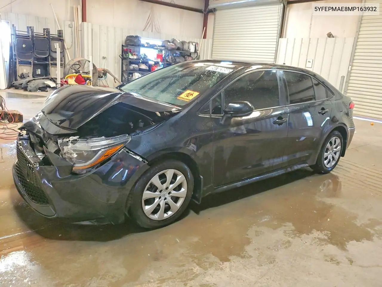 TOYOTA COROLLA 2021, VIN 5YFEPMAE8MP163932
