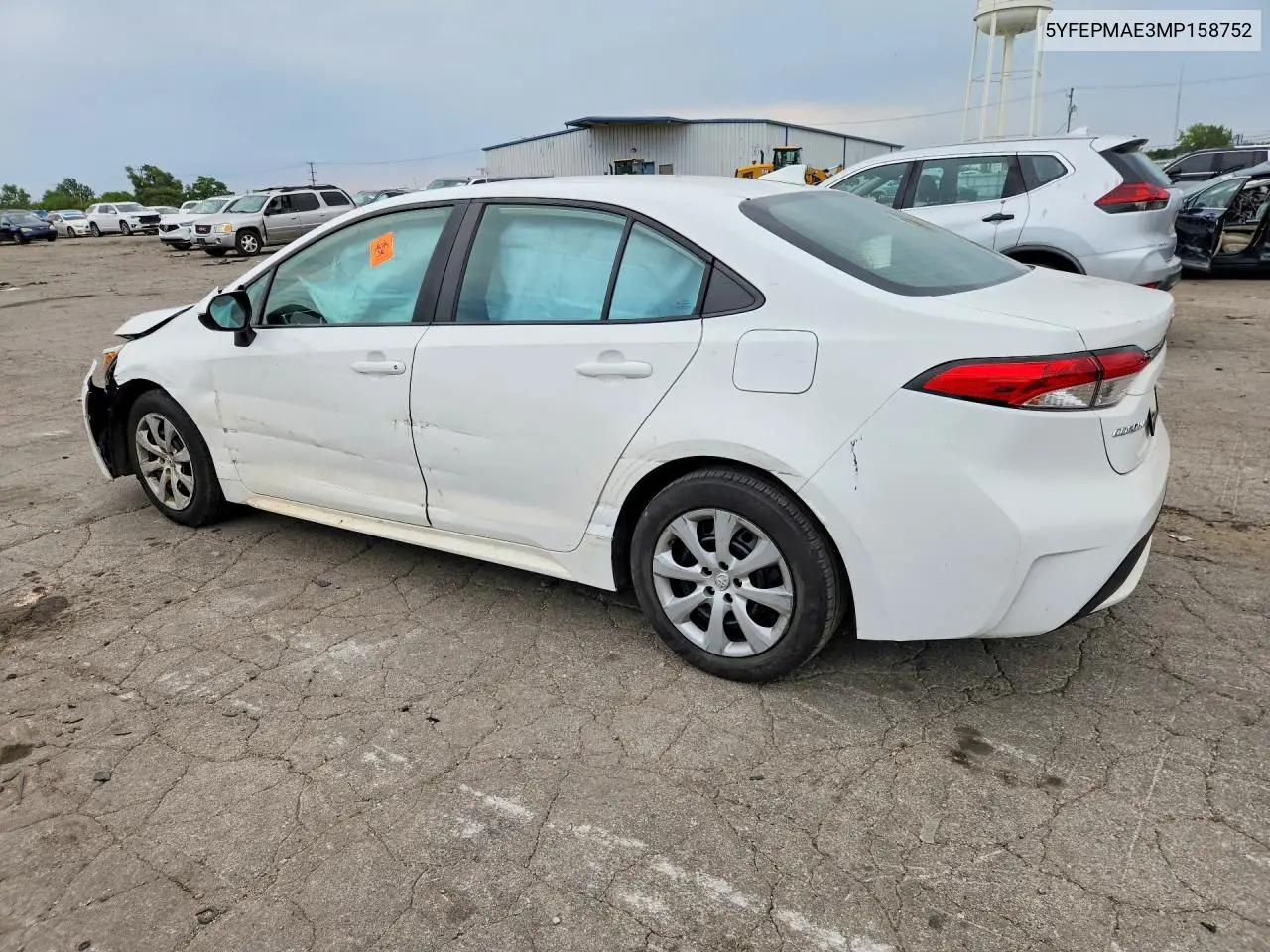2021 TOYOTA COROLLA VIN 5YFEPMAE3MP158752 — фото 2