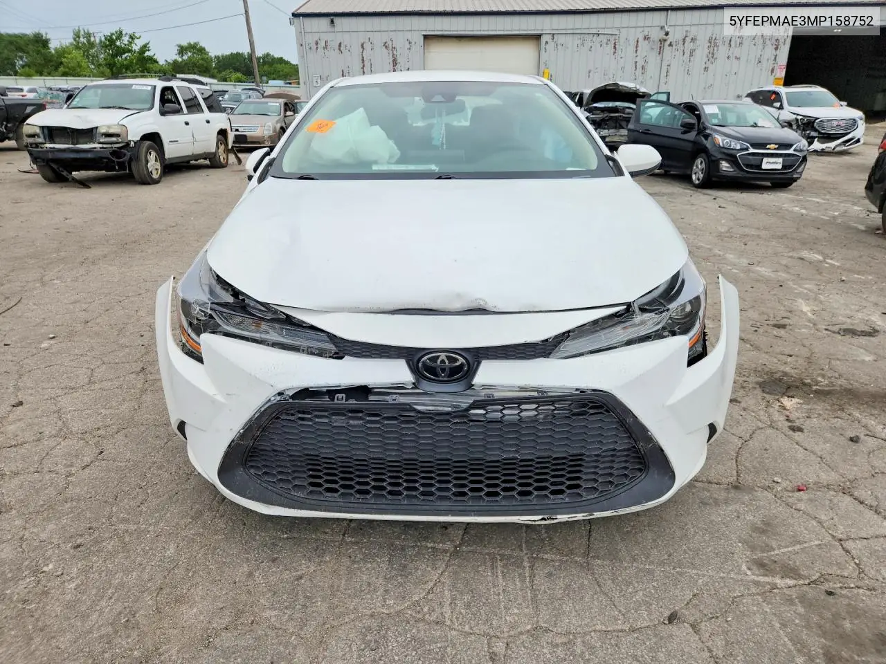 2021 TOYOTA COROLLA VIN 5YFEPMAE3MP158752 — фото 5