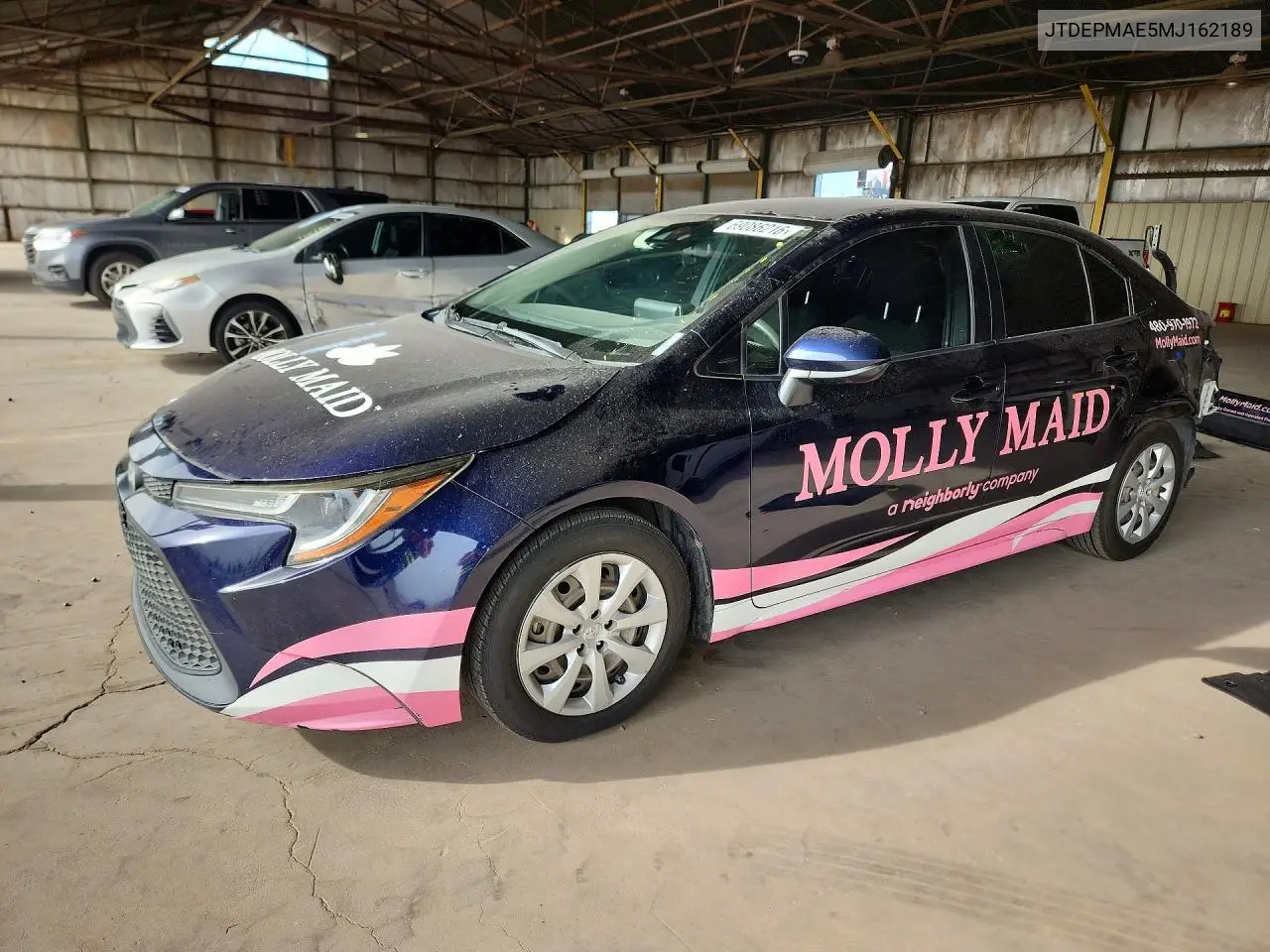 TOYOTA COROLLA 2021, VIN JTDEPMAE5MJ162189