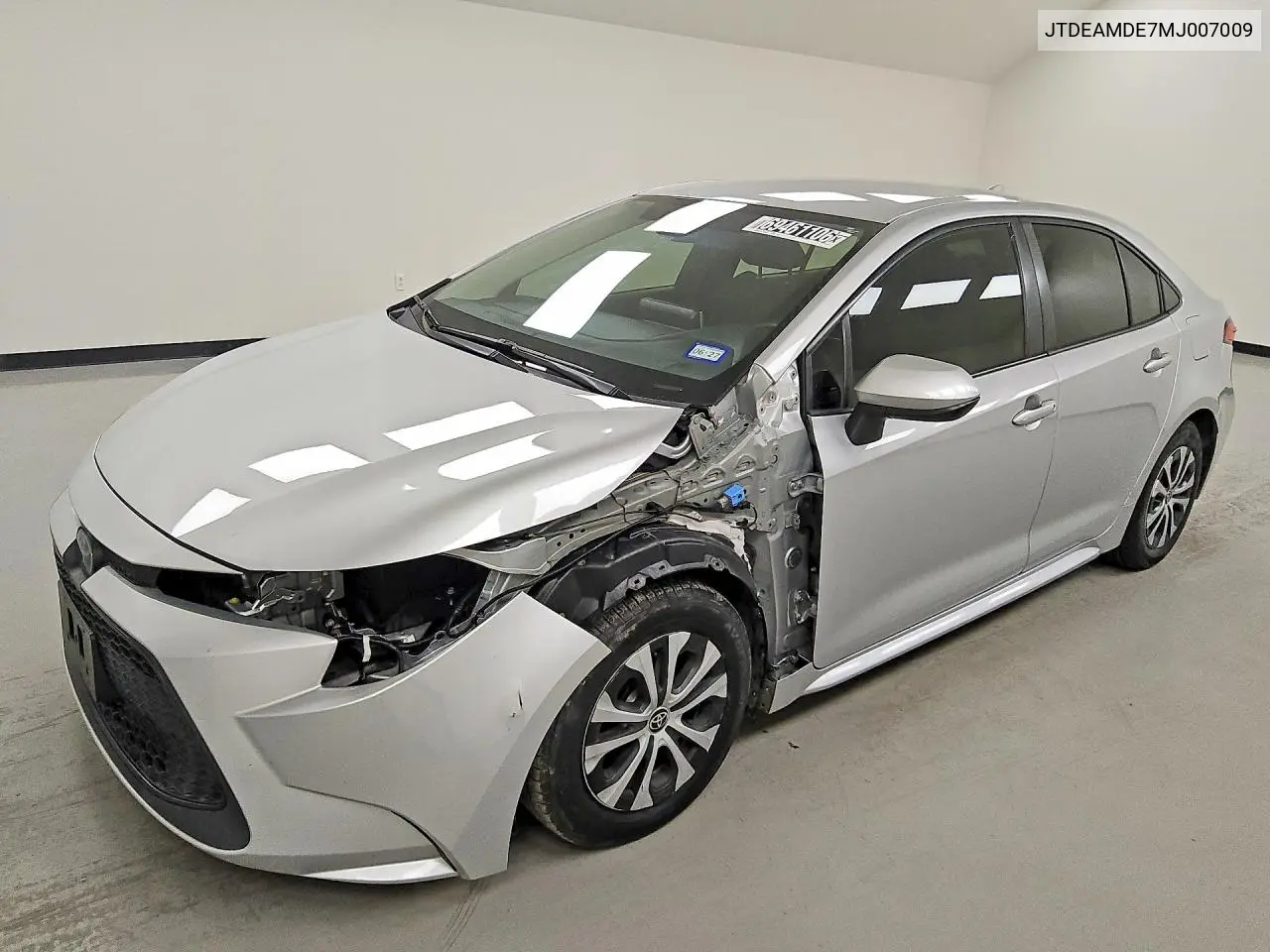 TOYOTA COROLLA 2021, VIN JTDEAMDE7MJ007009