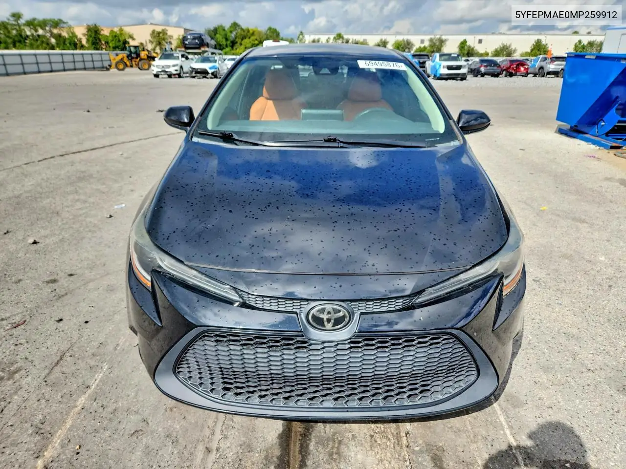 2021 TOYOTA COROLLA VIN 5YFEPMAE0MP259912 — фото 5