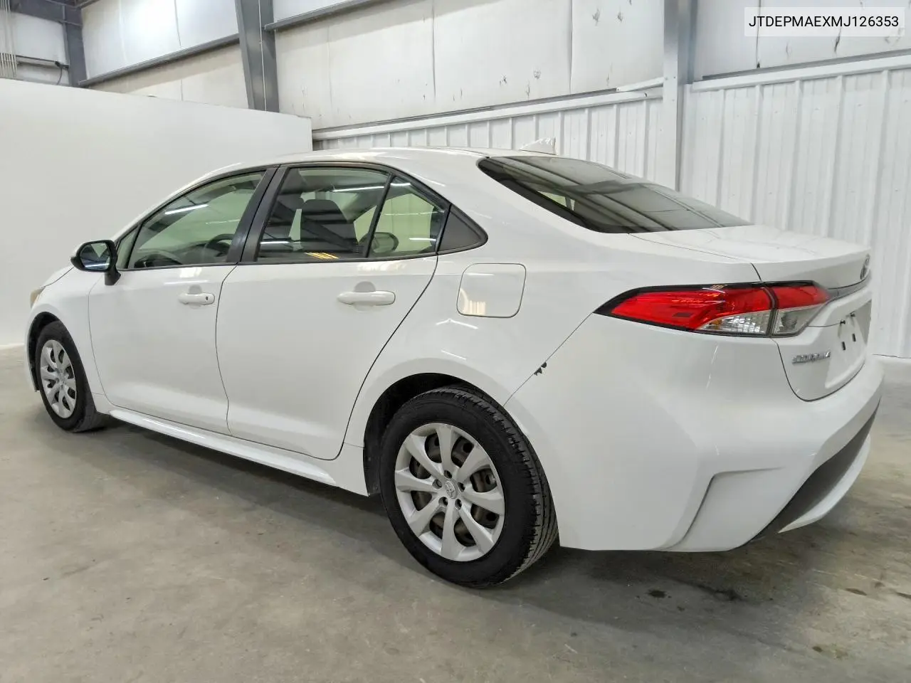 2021 TOYOTA COROLLA VIN JTDEPMAEXMJ126353 — фото 2