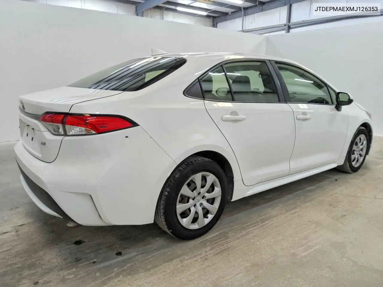 2021 TOYOTA COROLLA VIN JTDEPMAEXMJ126353 — фото 3