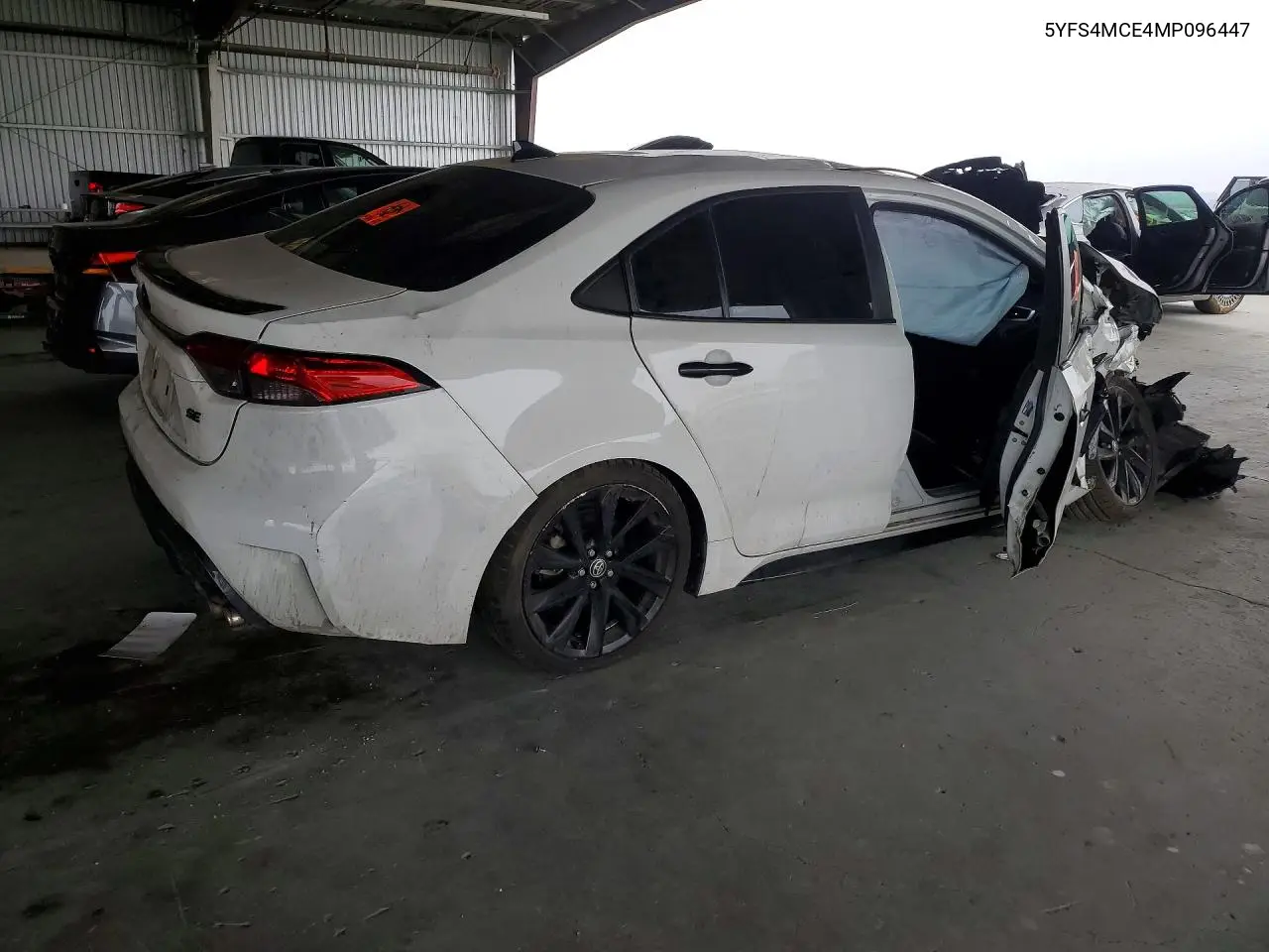 2021 TOYOTA COROLLA VIN 5YFS4MCE4MP096447 — фото 3