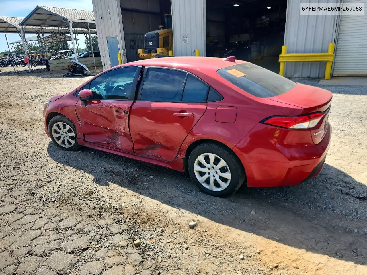 2021 TOYOTA COROLLA VIN 5YFEPMAE6MP269053 — фото 2