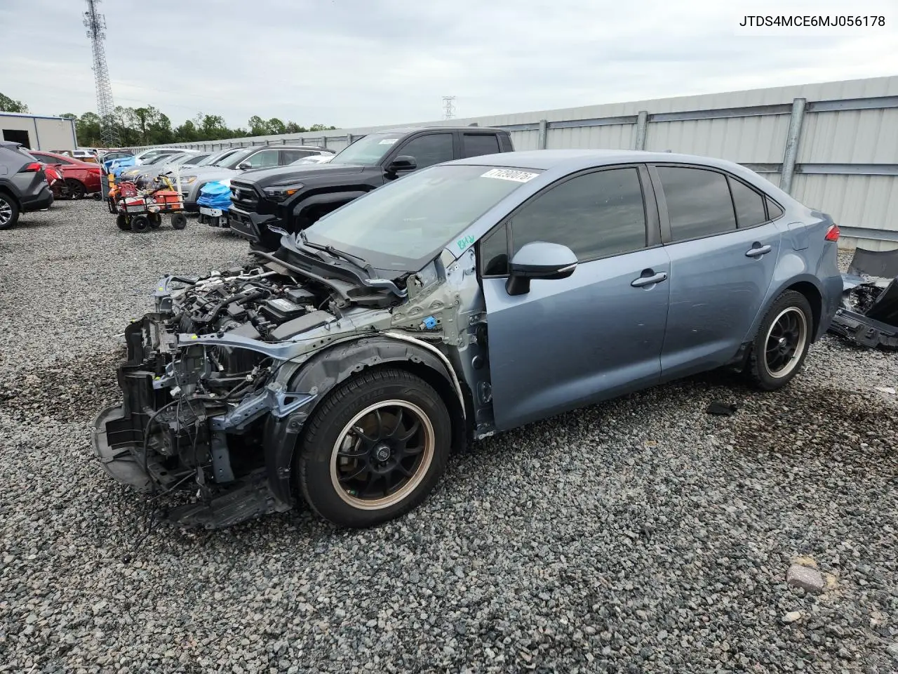 TOYOTA COROLLA 2021, VIN JTDS4MCE6MJ056178