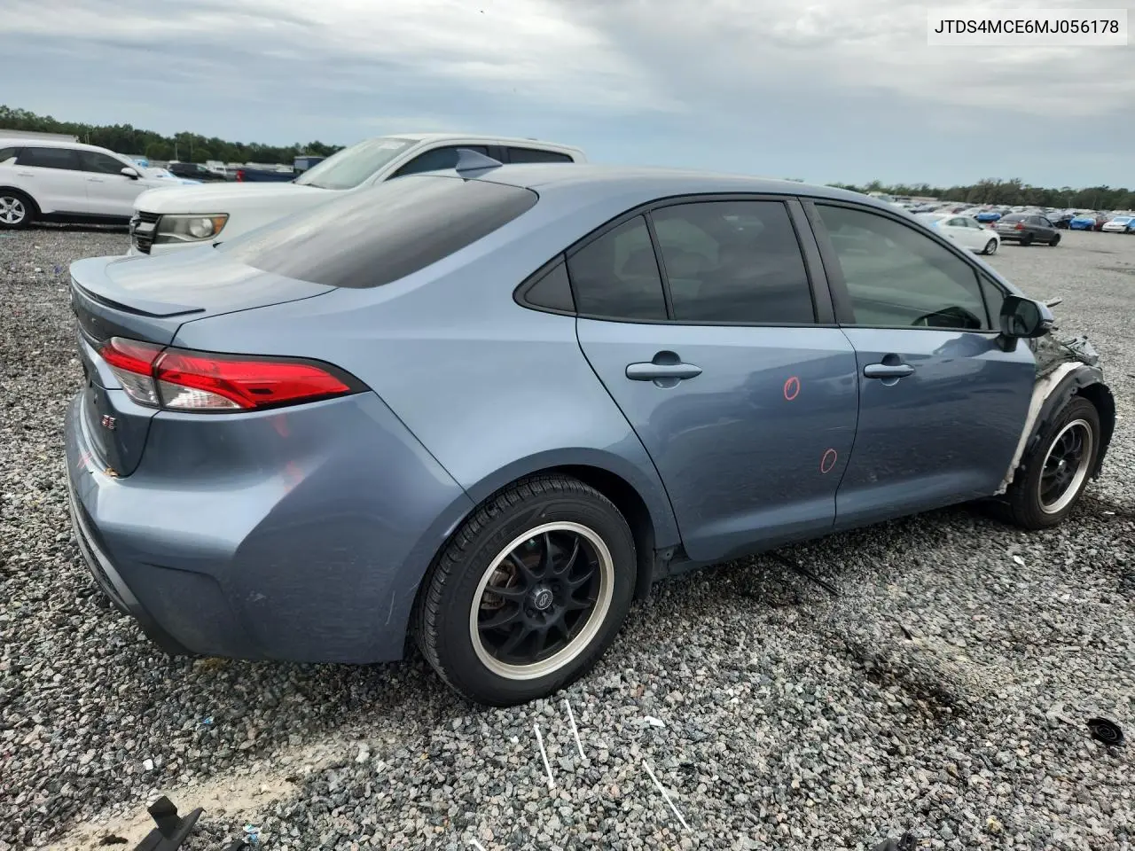 2021 TOYOTA COROLLA VIN JTDS4MCE6MJ056178 — фото 3