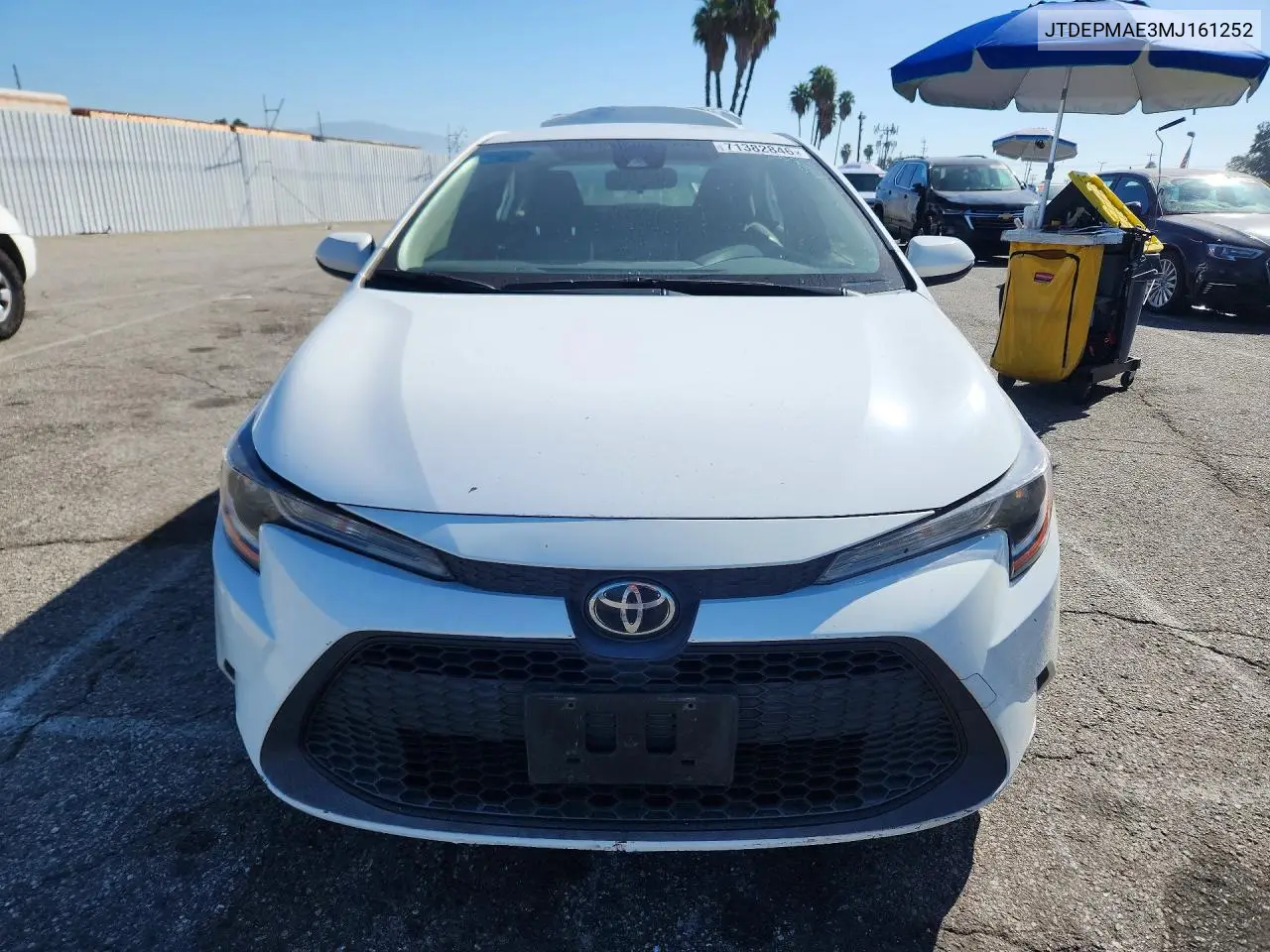 2021 TOYOTA COROLLA VIN JTDEPMAE3MJ161252 — фото 5