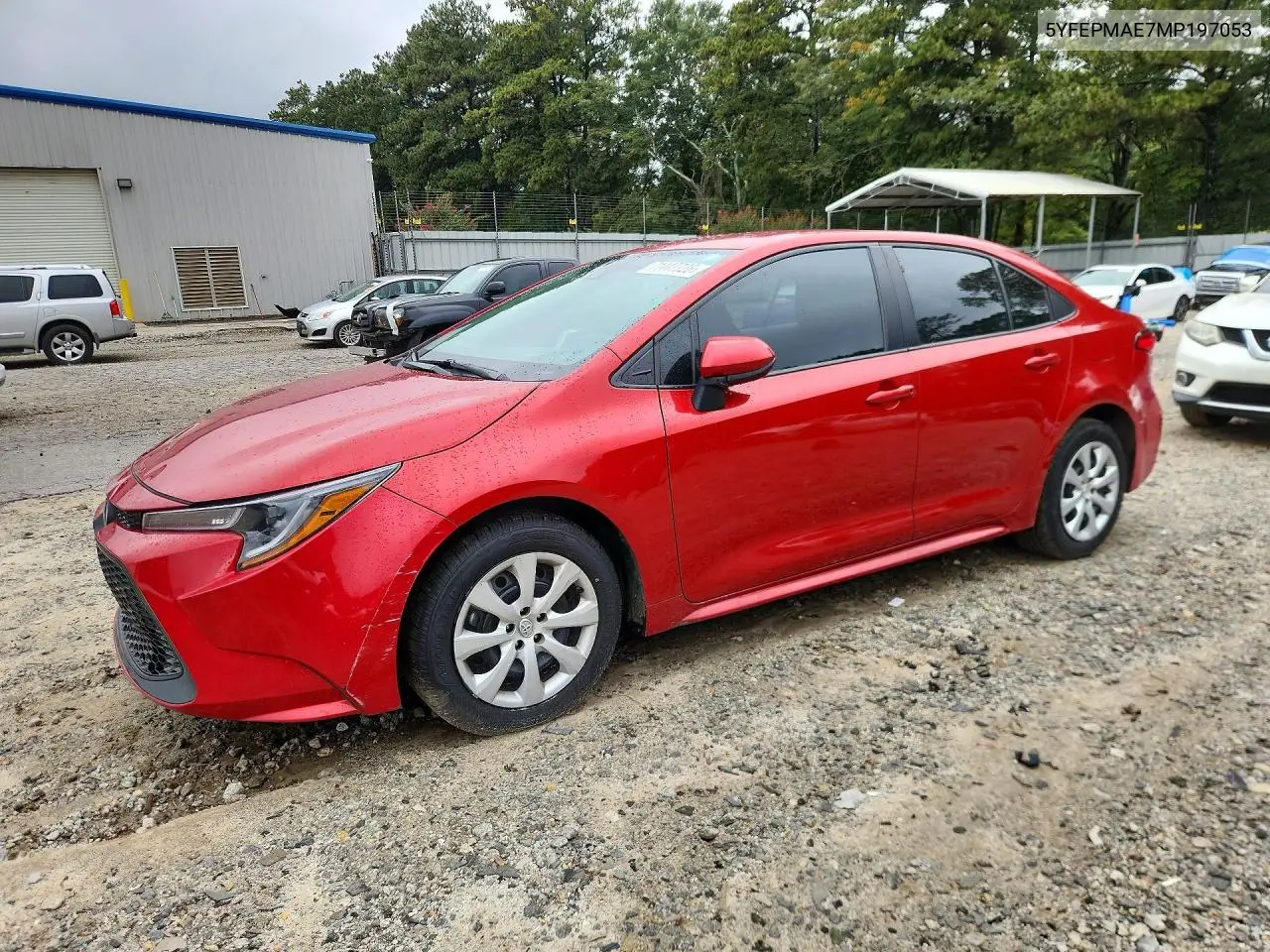 TOYOTA COROLLA 2021, VIN 5YFEPMAE7MP197053
