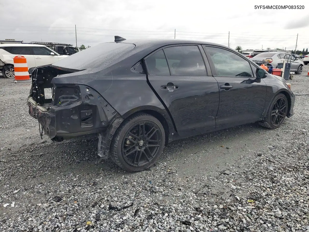 2021 TOYOTA COROLLA VIN 5YFS4MCE0MP083520 — фото 3