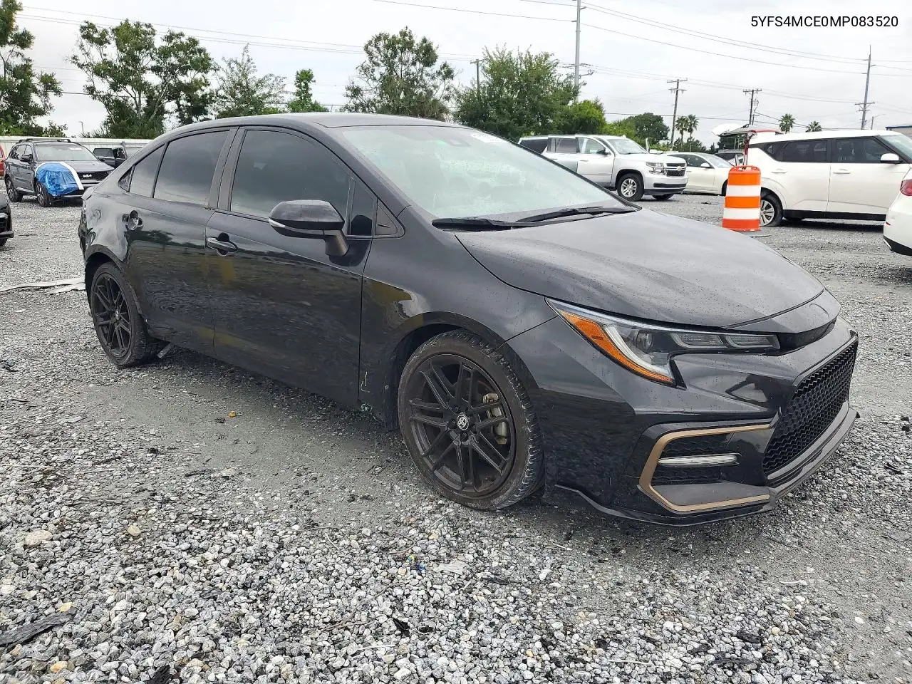 2021 TOYOTA COROLLA VIN 5YFS4MCE0MP083520 — фото 4