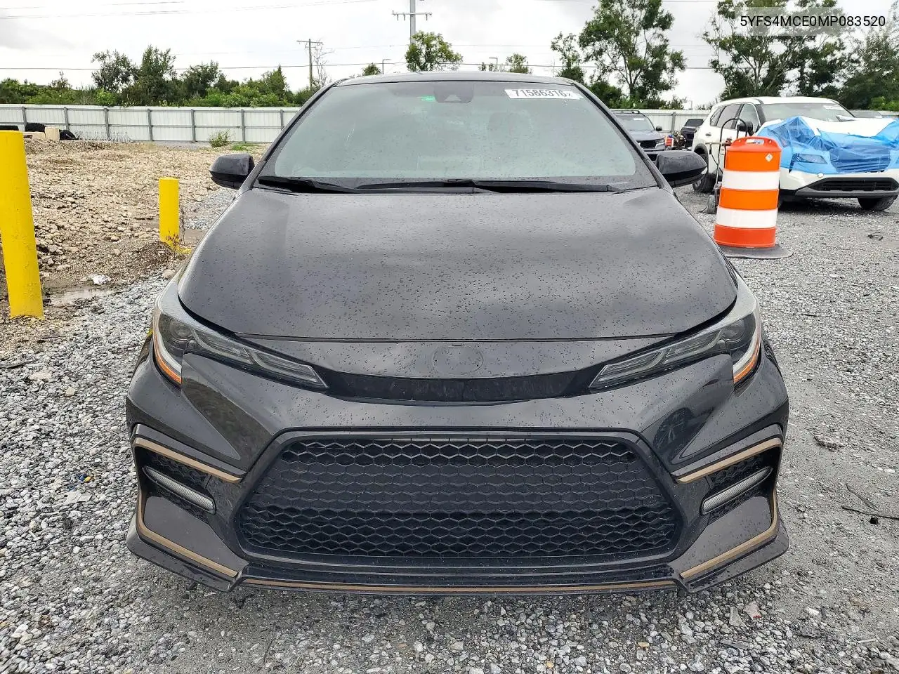 2021 TOYOTA COROLLA VIN 5YFS4MCE0MP083520 — фото 5