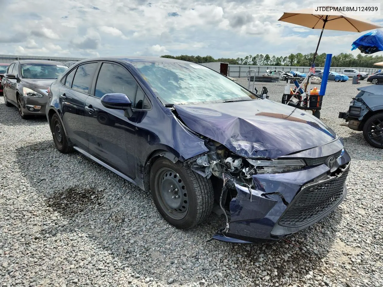 2021 TOYOTA COROLLA VIN JTDEPMAE8MJ124939 — фото 4