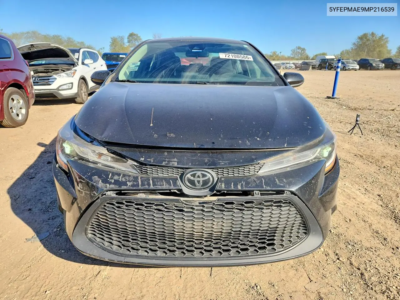2021 TOYOTA COROLLA VIN 5YFEPMAE9MP216539 — фото 5