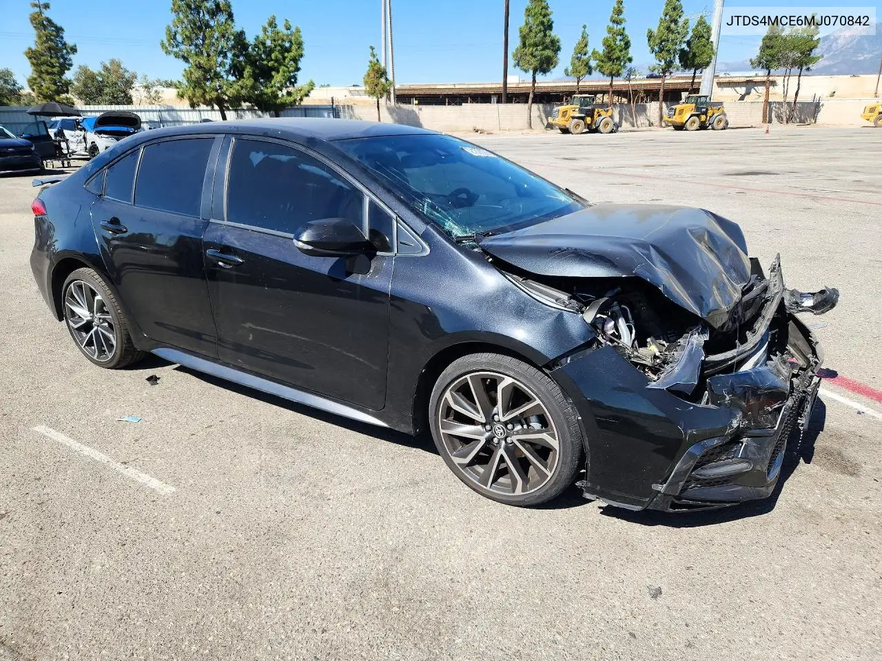 2021 TOYOTA COROLLA VIN JTDS4MCE6MJ070842 — фото 4