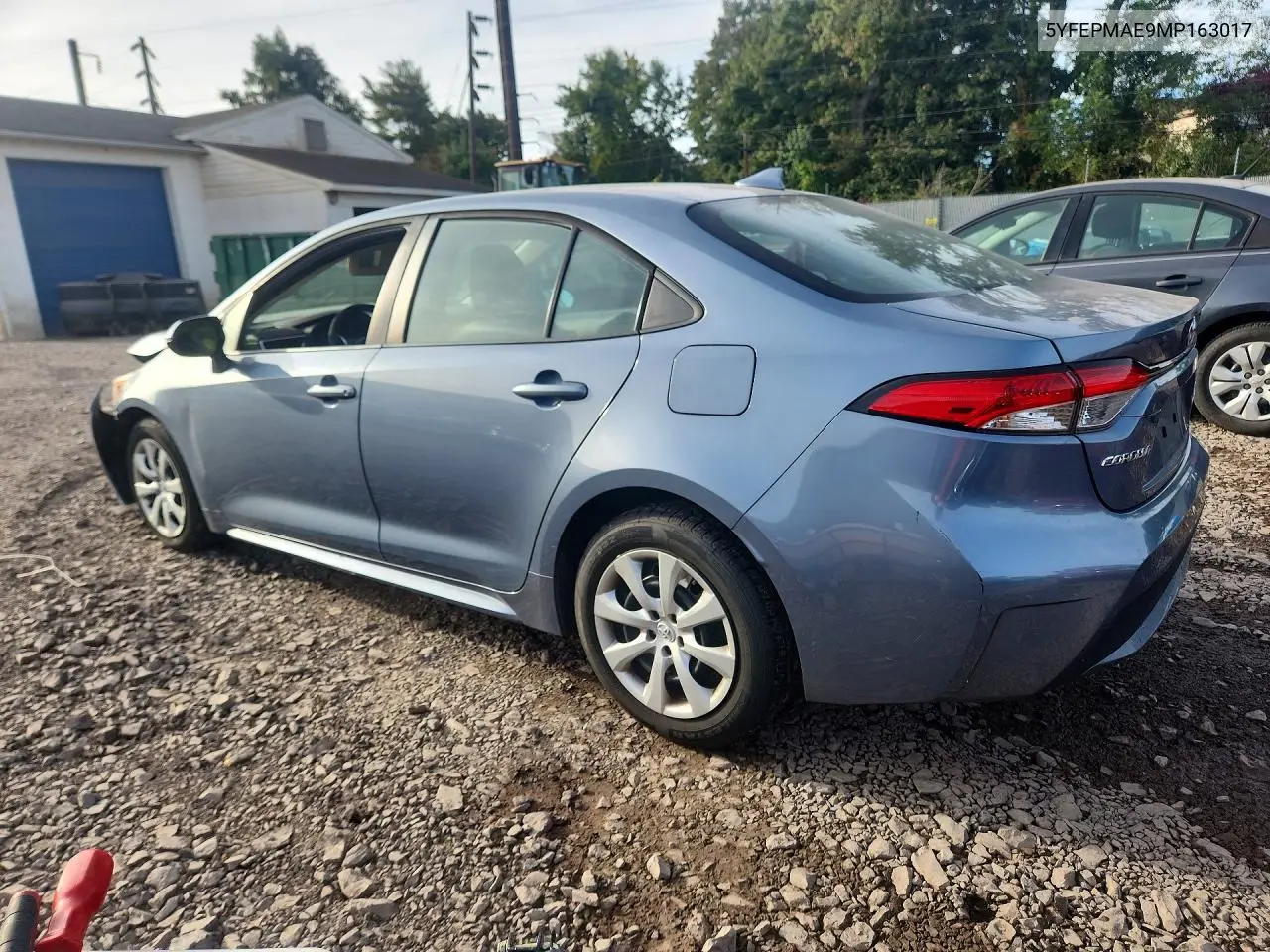 2021 TOYOTA COROLLA VIN 5YFEPMAE9MP163017 — фото 2