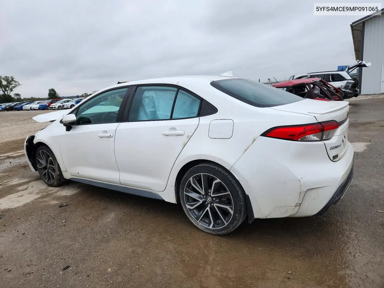 2021 TOYOTA COROLLA VIN 5YFS4MCE9MP091065 — фото 2