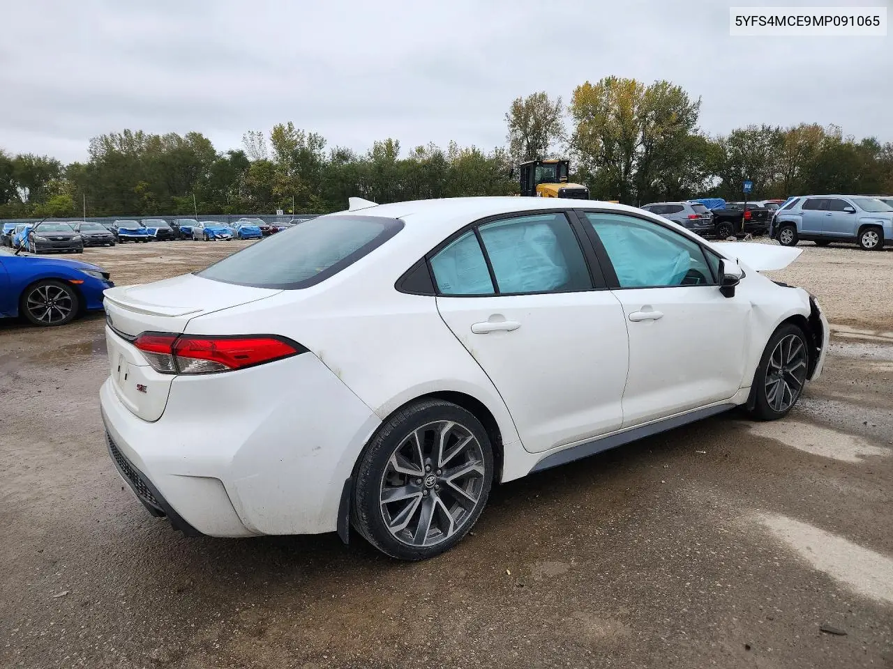2021 TOYOTA COROLLA VIN 5YFS4MCE9MP091065 — фото 3