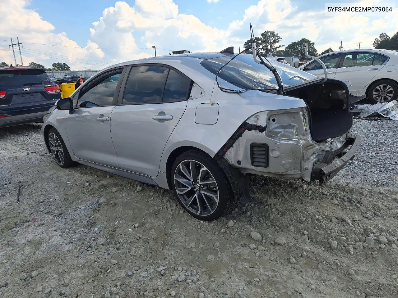 2021 TOYOTA COROLLA VIN 5YFS4MCE2MP079064 — фото 2