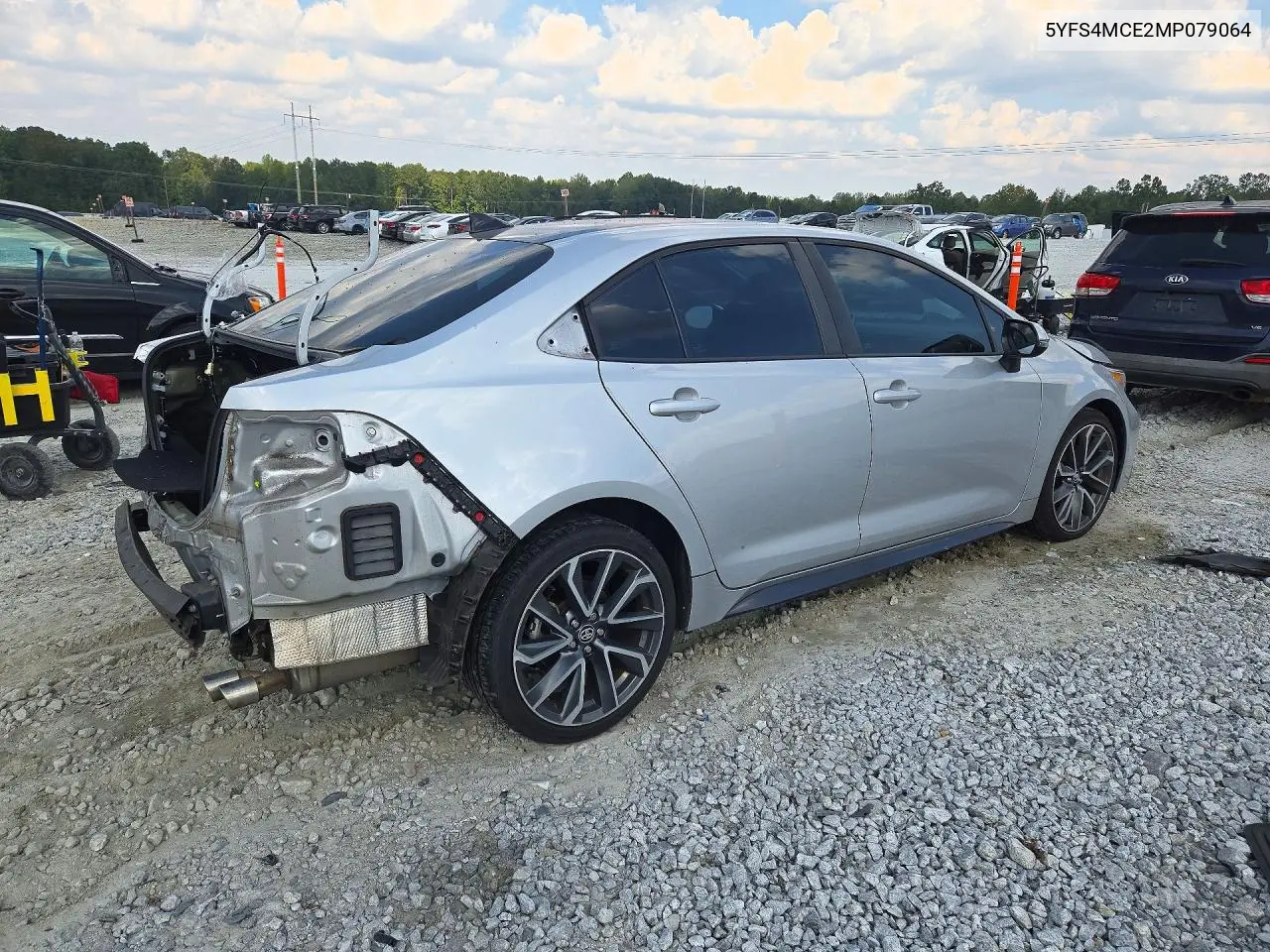 2021 TOYOTA COROLLA VIN 5YFS4MCE2MP079064 — фото 3