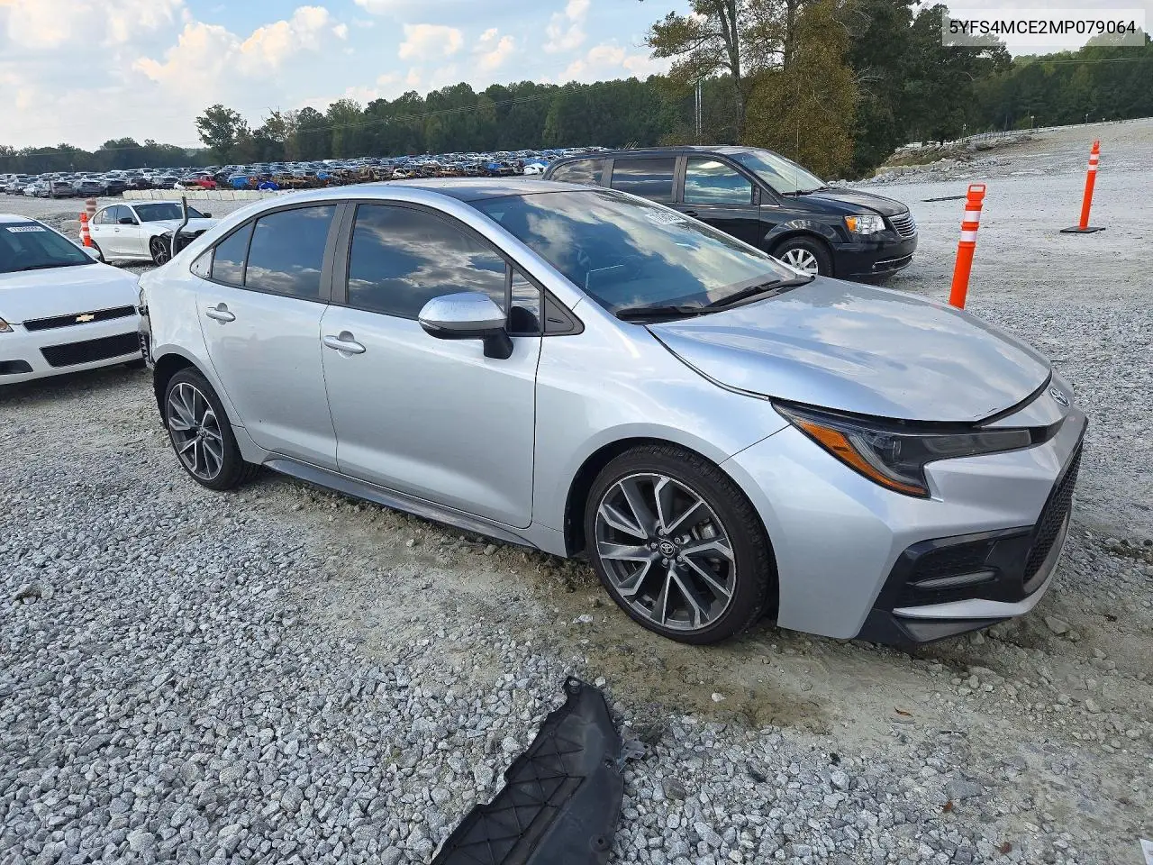 2021 TOYOTA COROLLA VIN 5YFS4MCE2MP079064 — фото 4