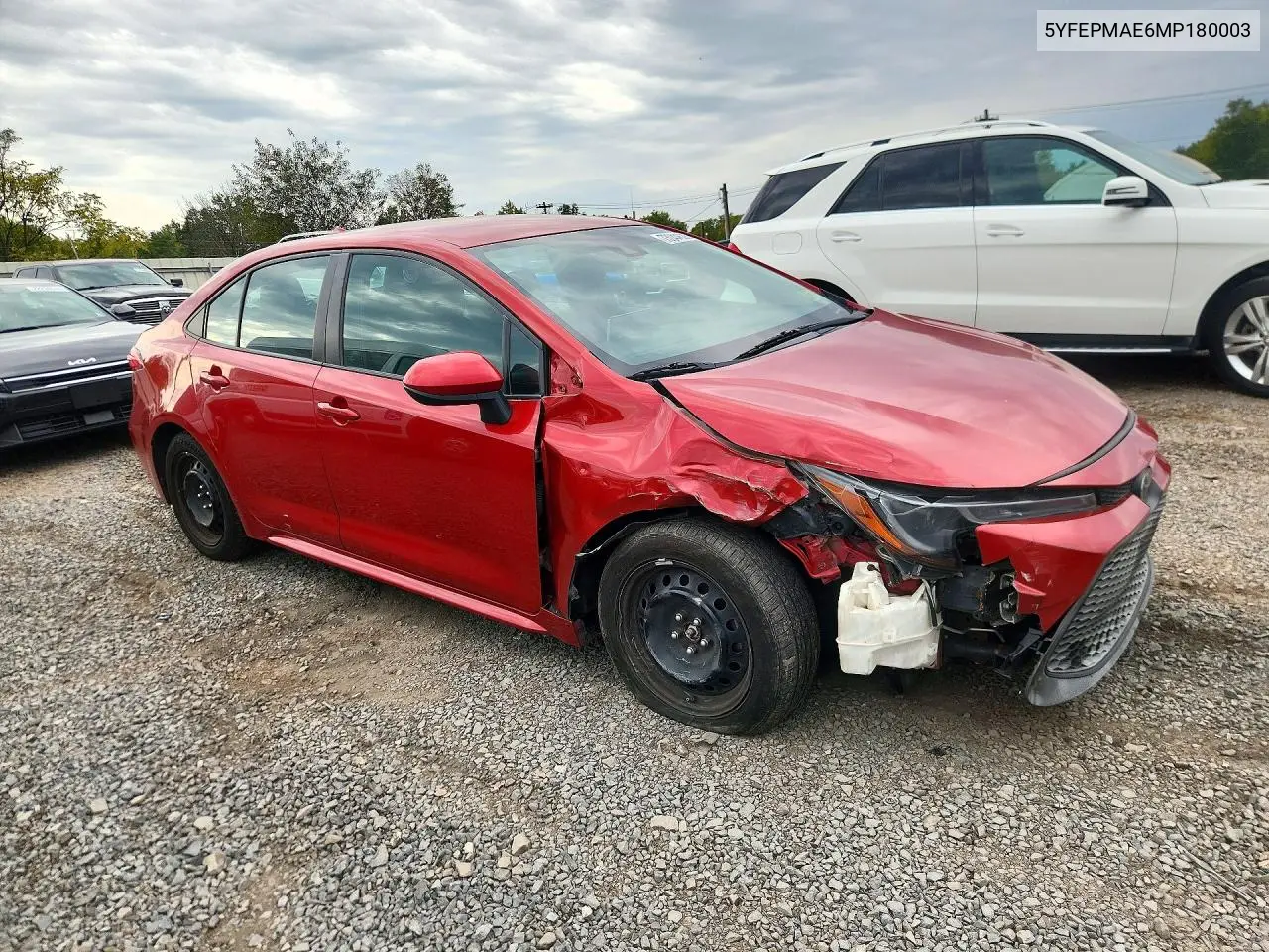 2021 TOYOTA COROLLA VIN 5YFEPMAE6MP180003 — фото 4