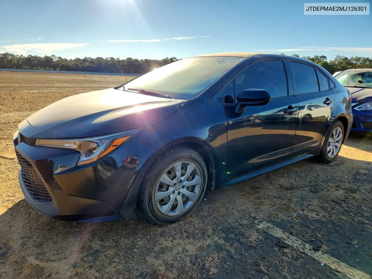 TOYOTA COROLLA 2021, VIN JTDEPMAE2MJ126301