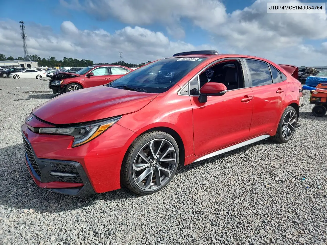 TOYOTA COROLLA 2021, VIN JTDP4MCE1MJ054764