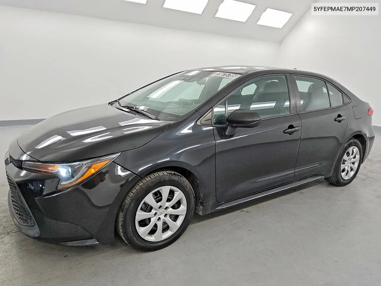 TOYOTA COROLLA 2021, VIN 5YFEPMAE7MP207449