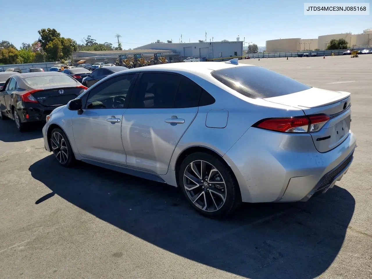 2022 TOYOTA COROLLA VIN JTDS4MCE3NJ085168 — фото 2