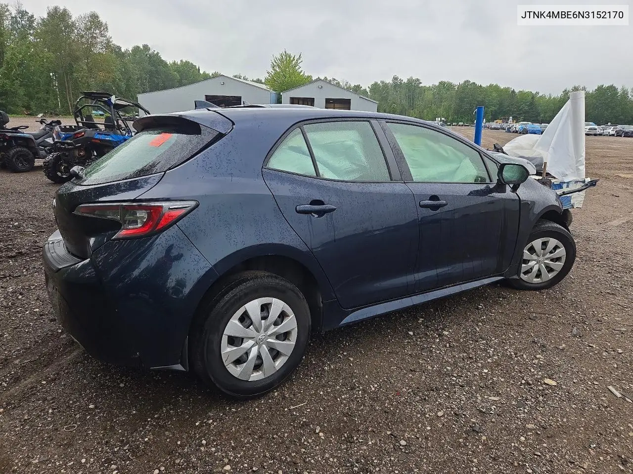 2022 TOYOTA COROLLA VIN JTNK4MBE6N3152170 — фото 3