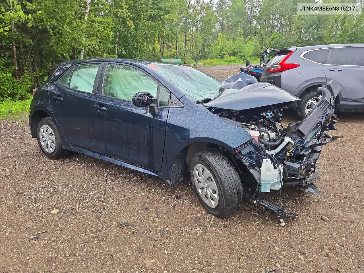 2022 TOYOTA COROLLA VIN JTNK4MBE6N3152170 — фото 4