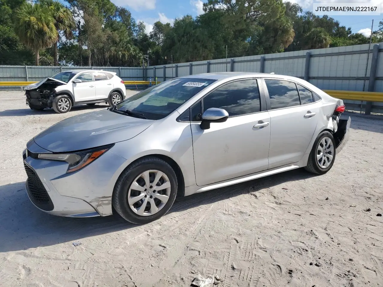 TOYOTA COROLLA 2022, VIN JTDEPMAE9NJ222167