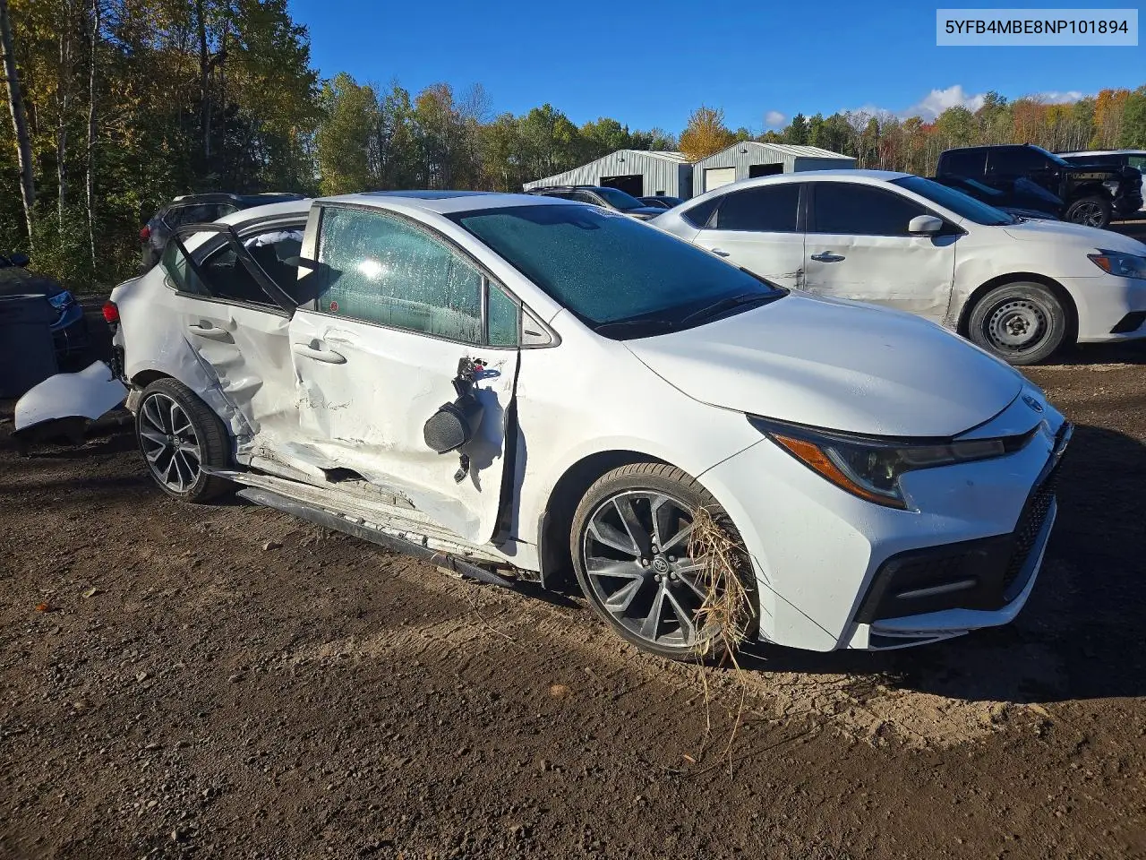 2022 TOYOTA COROLLA VIN 5YFB4MBE8NP101894 — фото 4