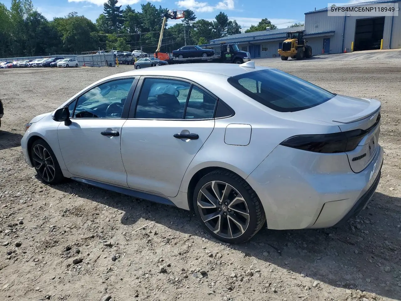 2022 TOYOTA COROLLA VIN 5YFS4MCE6NP118949 — фото 2