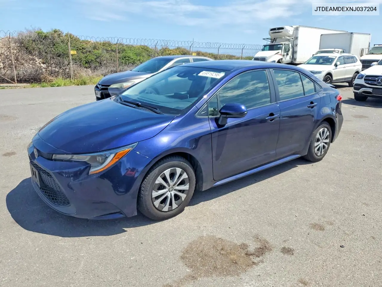 TOYOTA COROLLA 2022, VIN JTDEAMDEXNJ037204