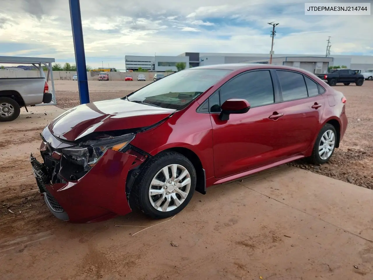 TOYOTA COROLLA 2022, VIN JTDEPMAE3NJ214744