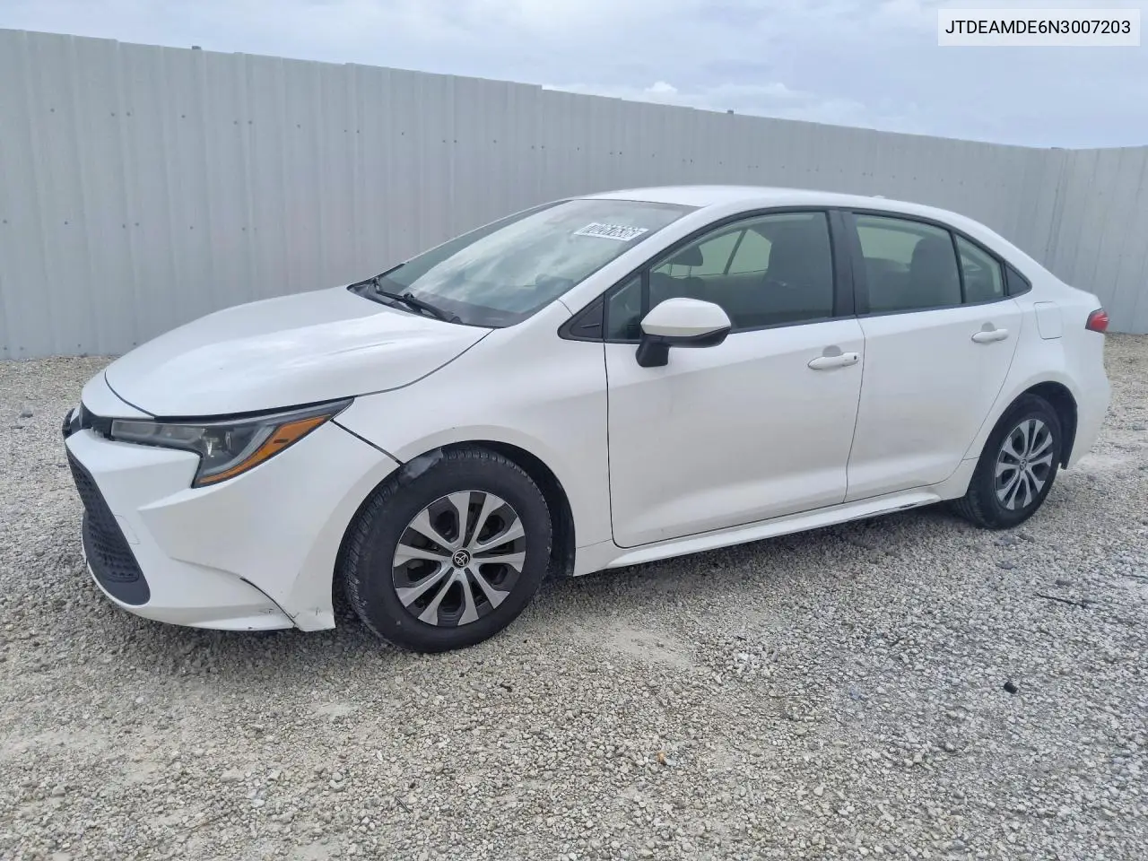 TOYOTA COROLLA 2022, VIN JTDEAMDE6N3007203